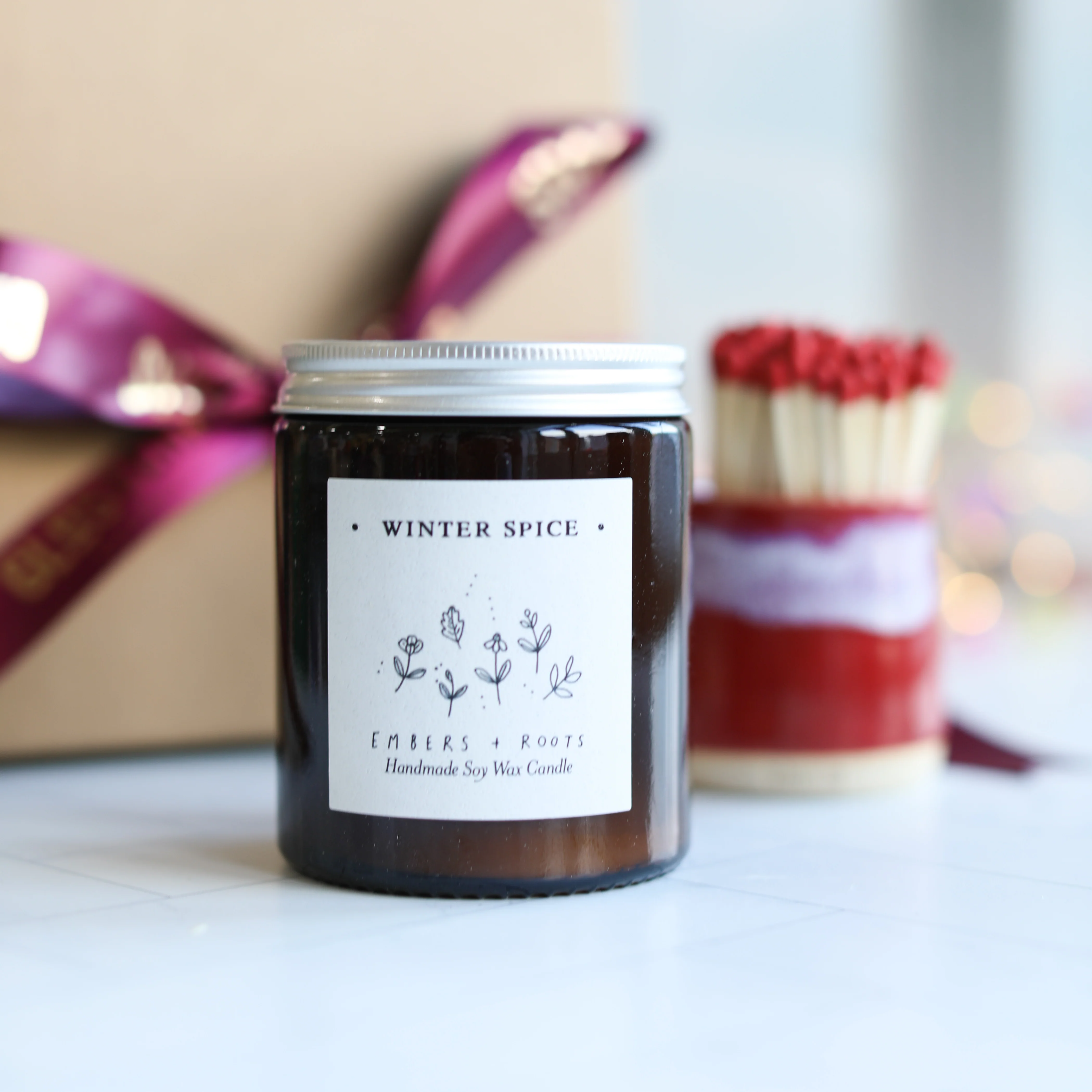 Candle Gift Set (red) - Image 4