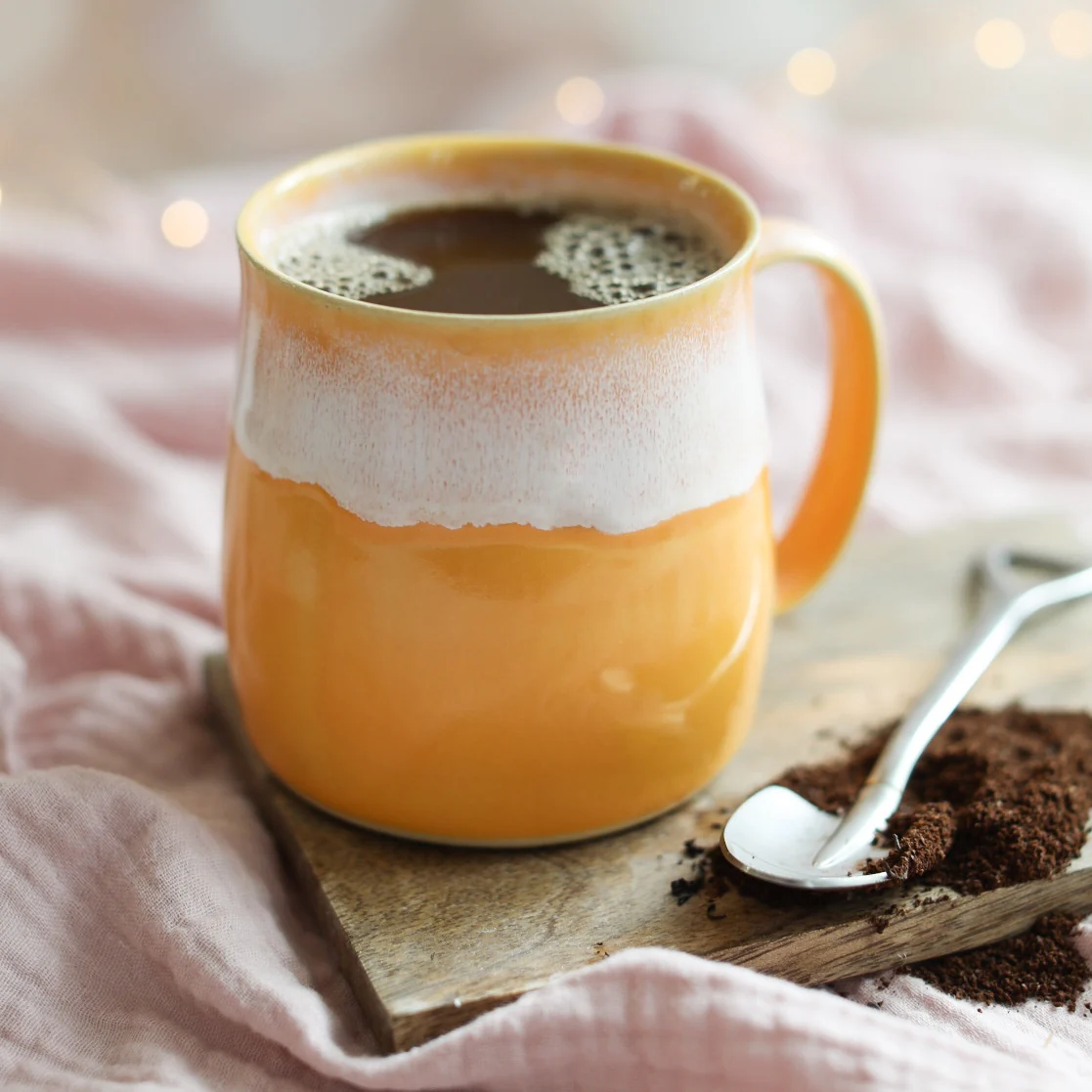 Mustard Handmade Mug - Image 4